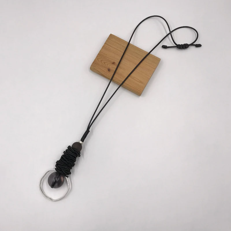 

Модные ювелирные изделия Kara & Kale в стиле бохо, цепочка на свитер, длинное ожерелье, подвески из сплава, эластичные и полимерные бусины ожерел...