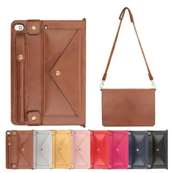 

Multifunction Tablet Case For iPad Pro 12.9 2018 Envelope Wallet Leather Cover For iPad Pro Case 12.9 Pouch Shoulder Bag EEMIA