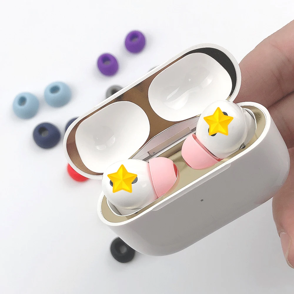 Мягкие силиконовые сменные наушники для Airpods Pro Bluetooth беспроводные аксессуары