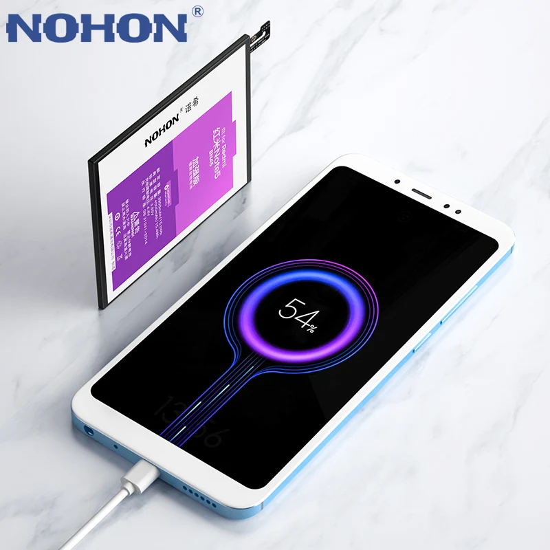 Аккумулятор NOHON BN45 BN43 BN41 BM46 BM45 для Xiaomi Redmi Note 5 4 4X3 2 Note5 Сменный аккумулятор для мобильного телефона+ Инструменты