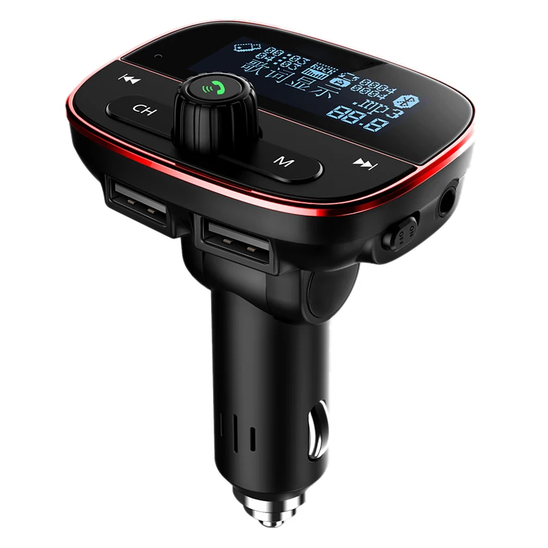 Fm-передатчик, Автомобильный MP3-плеер, Многофункциональный Bluetooth 4,2, Usb Автомобильный дисплей, цветной экран, лирика, громкая связь, аудио A, быстрая