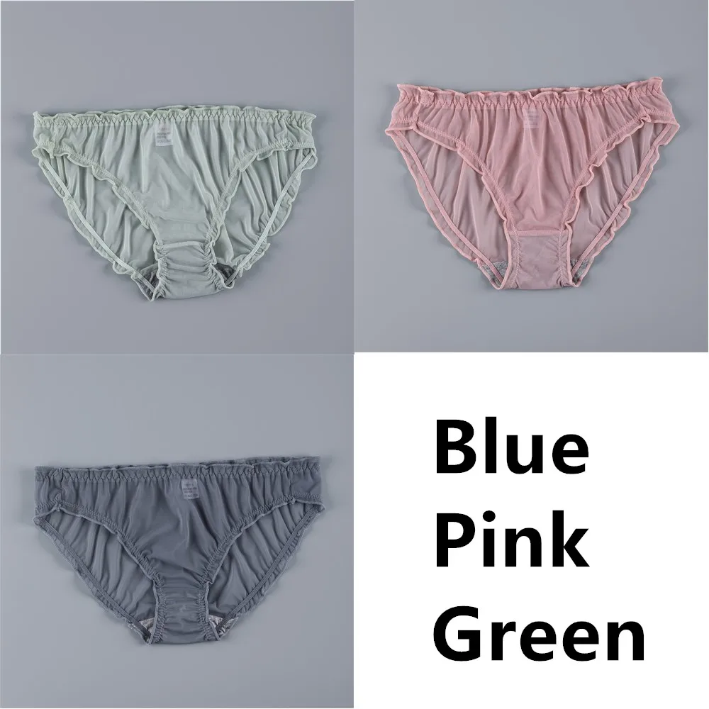 3PCS/Set Sexy Panties For Women Lace Underwear Pantys Hollow Out Low-Waist Female Underpants Mesh Perspective Briefs Lingerie Women Pantie Panties