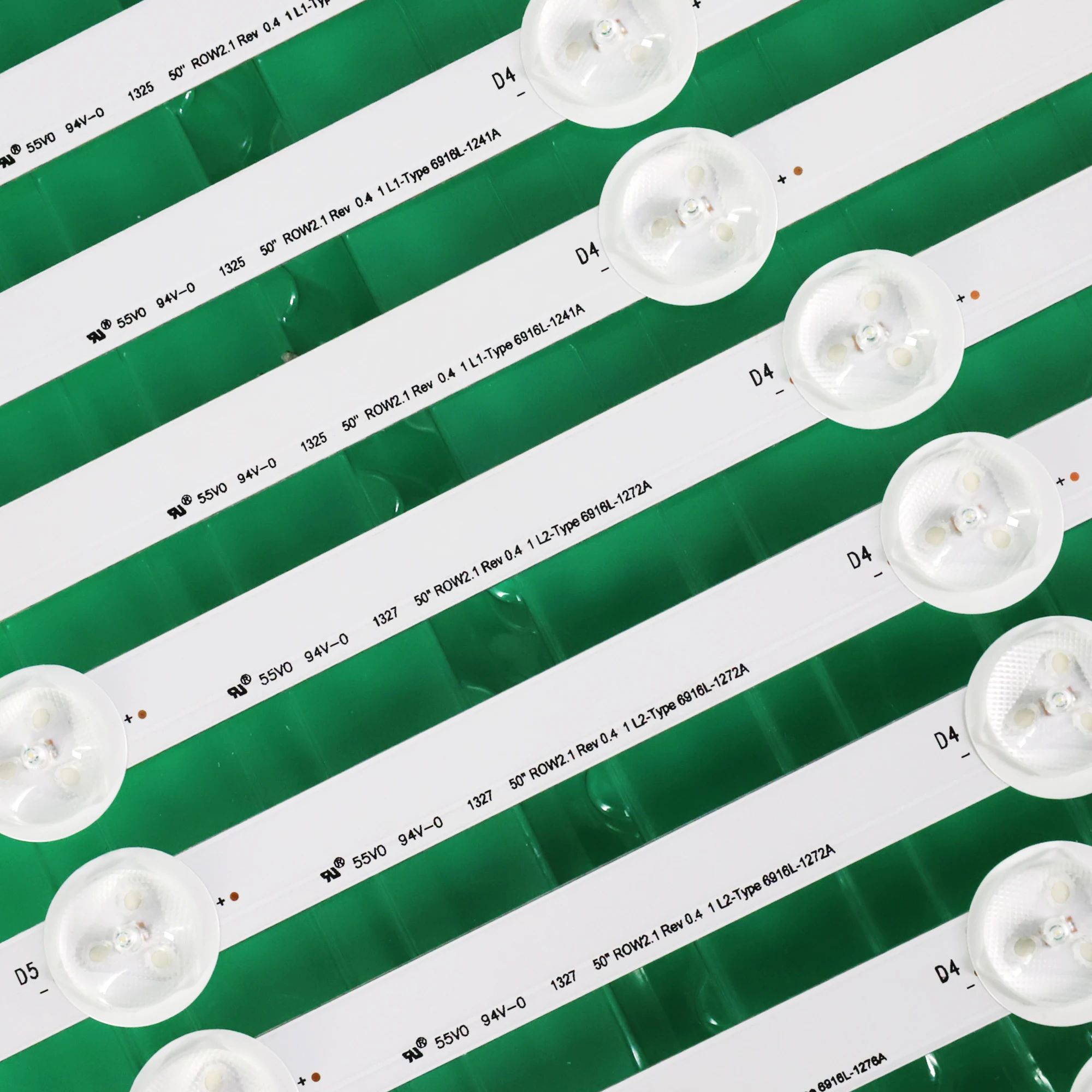Tira de Luz de Fundo Led para lg 50 Row2.1 Rev 04 50ln575s 50ln5200 50ln5100 50ln5600 50la6230 50ln5700 50la6210 Lc500d 12 Unidades Conjunto - Imagem 3