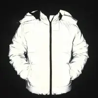 Reflective Winter Jacket Cotton Coat Thick Outwear Water Proof Night Hooded Men 1