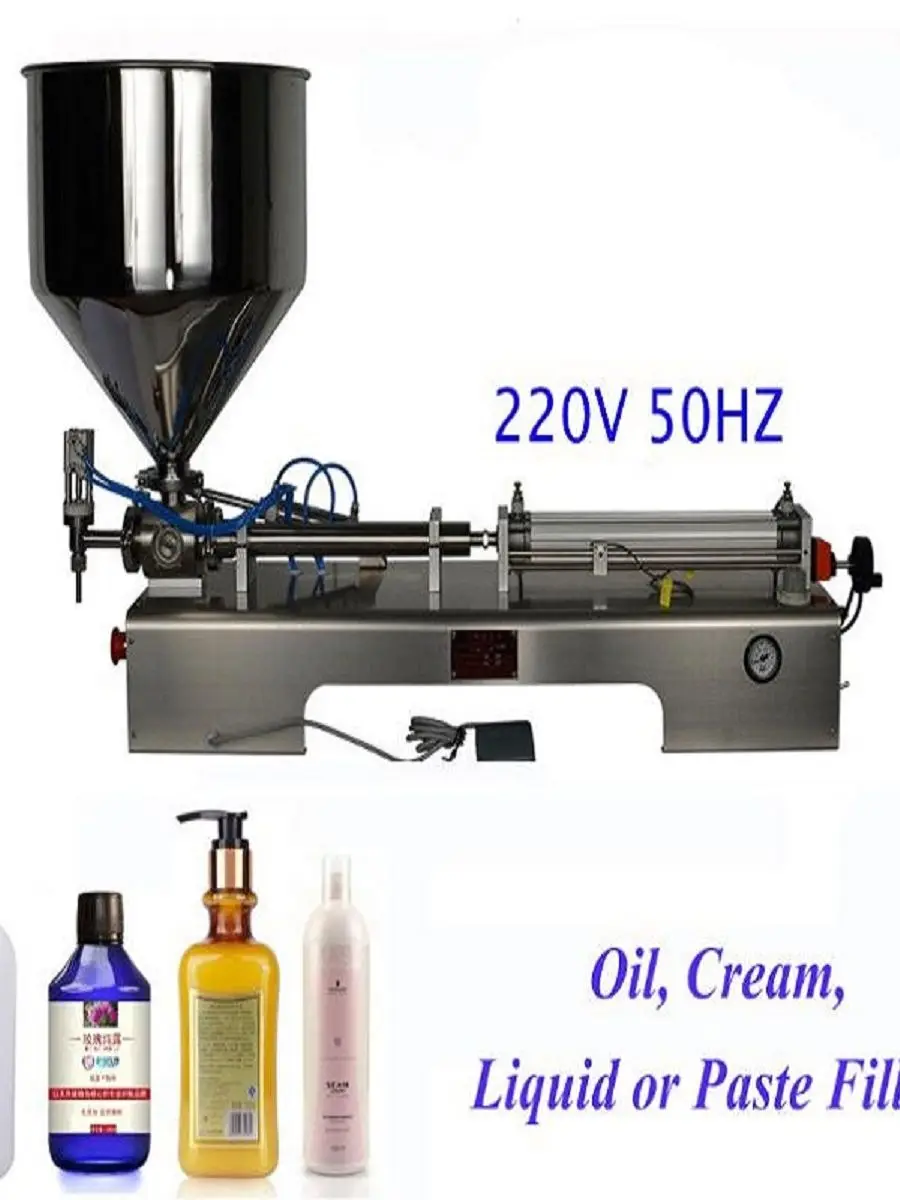 50-500ml Paste/Liquid Hand Soap Filling Machine One Head G1WGD Semi-Automatic （Horizontal）