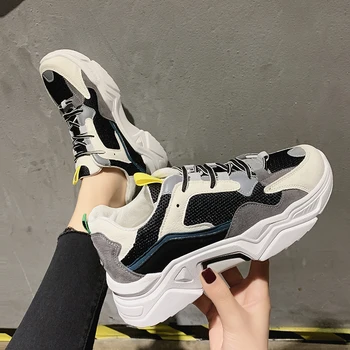 

Spring 2020 Sports style old shoes women wild casual thick old dirty shoes students Korean version of the trend of hot E16-47