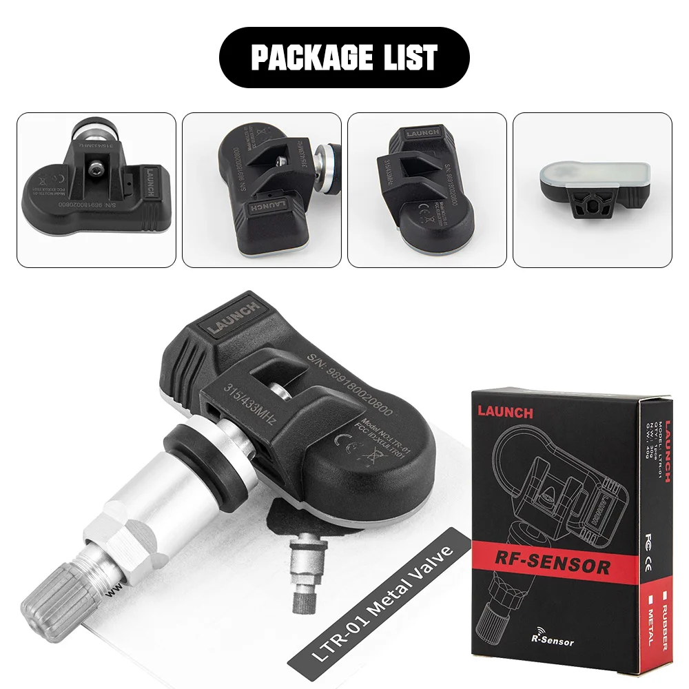  ITM Set of 4 433mhz TPMS Tire Pressure Sensors for 3