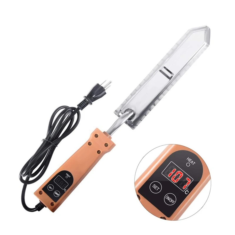 

Uncapping Knife,Stainless Steel Electric Beekeeping Scraper Honey Cutter Tool,Constant Temperature Heating with Thermostat Us Pl