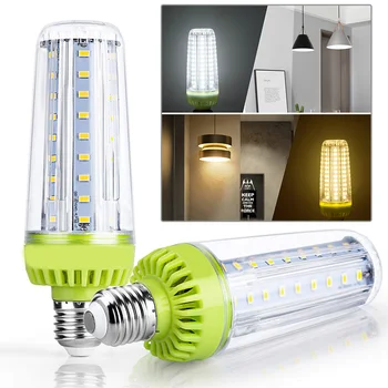 

20W Super Bright Corn LED Light Bulb White E26/E27/B22 Base With Epistar LED Chips Home Garage Shop Factory Ceiling Lighting D30
