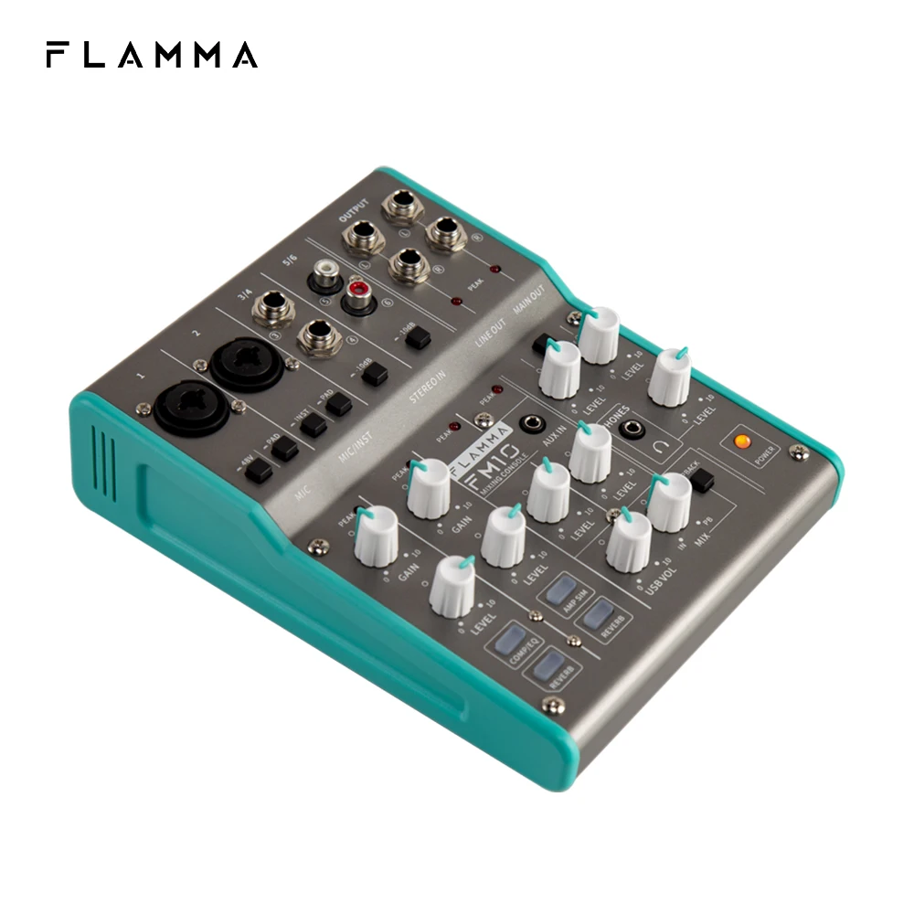 【美品】FM10【Flamma】 Flamma FM10デジタルオーディオミキサー6チャンネルコンソールサウンド