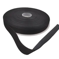 22MM X 10Meters Single Face Black Velvet Ribbon non elastic velour webbing headband Hair band accessories