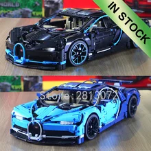 20086 Supercar Bugattis синий \ красный \ черный Technic 42083 3625 шт Chiron модель автомобиля строительные блоки кирпичи игрушки