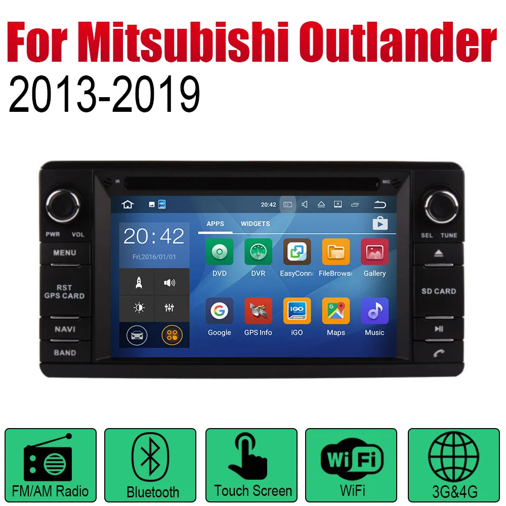 ZaiXi Android Автомагнитола Стерео gps навигация для Mitsubishi Lancer 2013~ Bluetooth wifi 2din автомобильное радио стерео Мультимедиа - Цвет: Standard machine