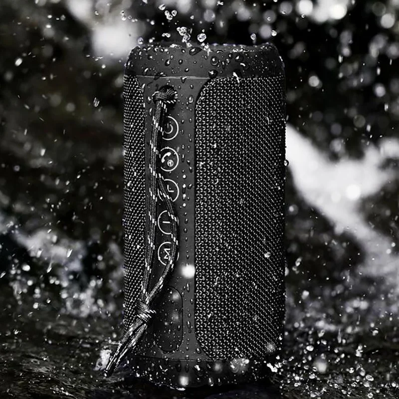 

AABB-Remax Portable Column Speaker Waterproof Bluetooth Speaker Outdoor Bicycle Subwoofer Speaker Call Hands-Free Support Tf Tws