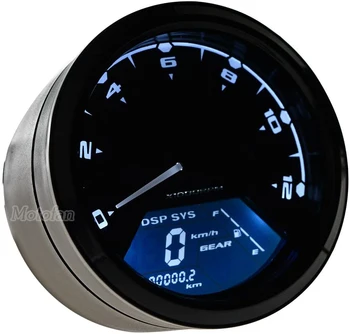 

Motorcycle LCD Digital Speedometer Tachometer Odometer for 4 stroke 1/2/4 Cylinders