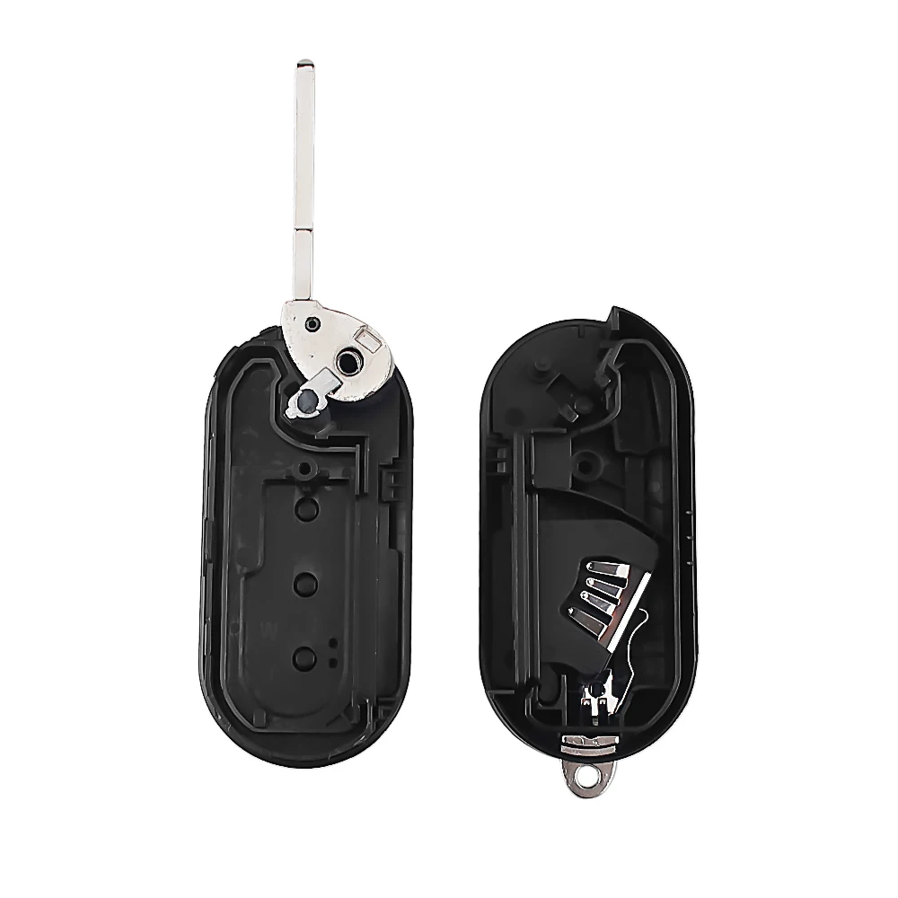 Раскладной чехол для автомобильного ключа KEYYOU FIAT 500 Panda Punto Bravo Ducato Stilo Remote 3 кнопки