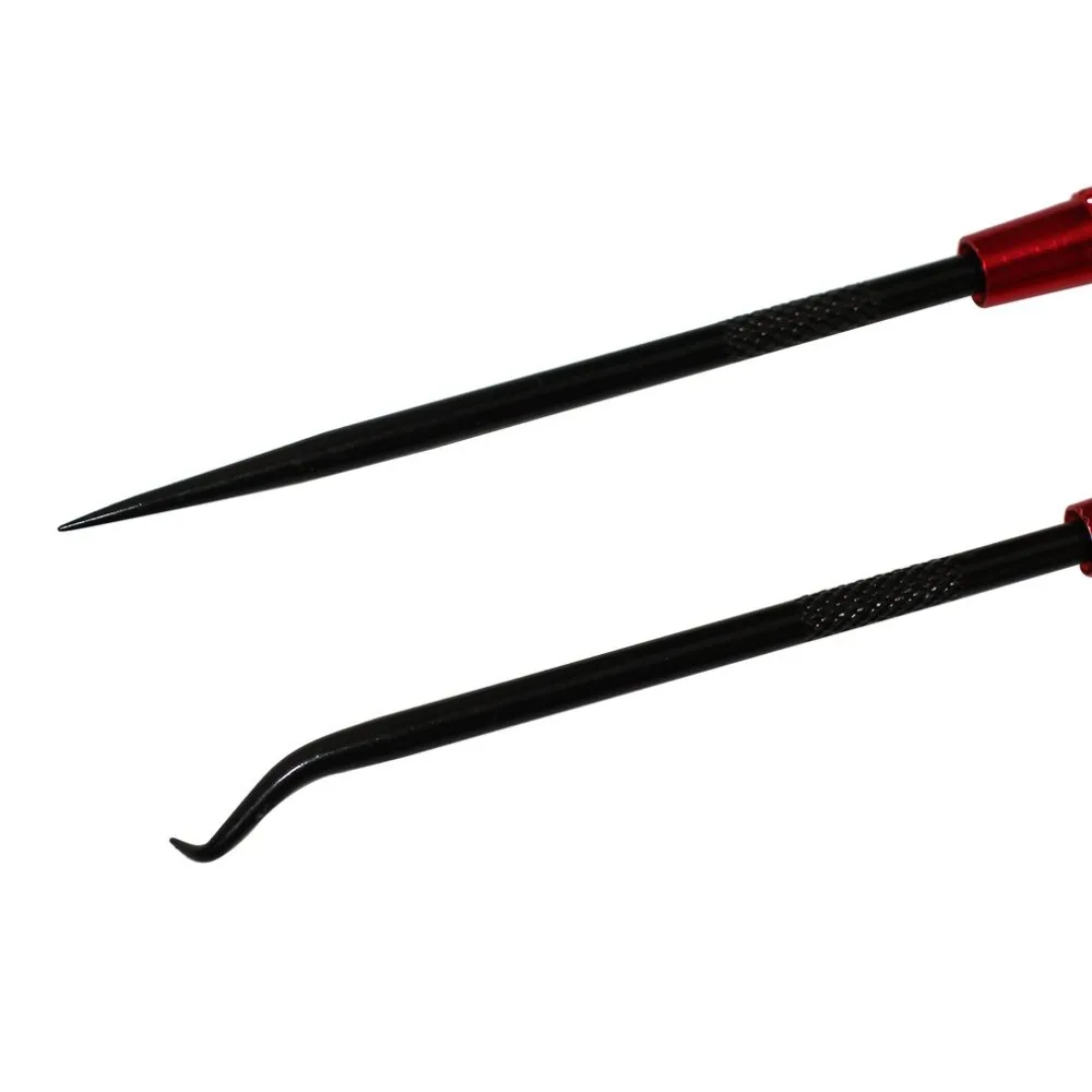 2Pcs Durable Plastic Steel Automobile Car Pick& Hook Tools Set O Ring Oil Seal Gasket Puller Remover Craft Hand Tool