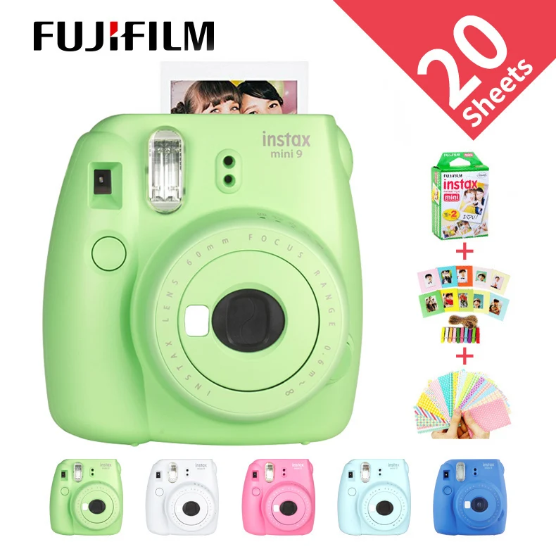 Новый Fujifilm InstaxMini 9 Бесплатный подарок для Polaroid InstantPhoto camera FilmPhoto camera в 5 цветах мгновенная фотокамера Новый Fujifilm InstaxMini 9 Бесплатный подарок для Polaroid InstantPhoto camera FilmPhoto camera в 5 цветах мгновенная фотокамера