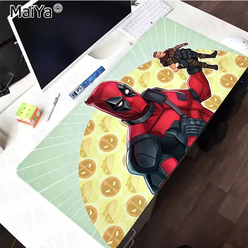 Maiya Boy Подарочный коврик Дэдпул индивидуальный игровой коврик для мыши для ноутбука большой коврик для мыши клавиатуры коврик - Цвет: Lock Edge 30x80cm