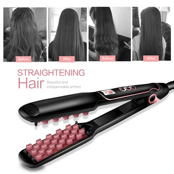

Hair Curler Ceramic Corrugated Curling Iron For Hair Wave Volumizing Iron Hair Iron Straightener Curler Hair Waver Curling Tongs