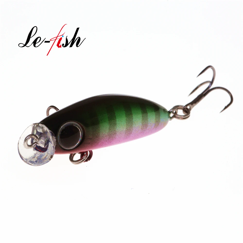 Le fish, Новое поступление, японский дизайн, ультра-светильник, приманка для рыбалки, 2,3 г, 35 мм, Плавающий Гольян, мини, жесткая приманка для окуня, форели, окуня