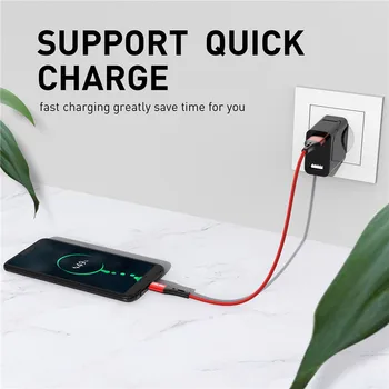 3A USB Type C Cable Wire For Samsung S10 S20 Xiaomi mi 11 Mobile Phone Fast Charging USB C Cable Type-C Charger Micro USB Cables 4