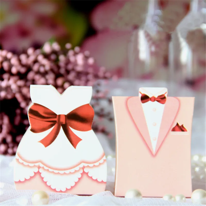 

10pcs 5+5pcs Cute Wedding Package Small Jewelry Gift Boxes Cardboard Candy Type Pink Color Fashion Selling 6*3*7.5cm/5.7*3*7.8cm