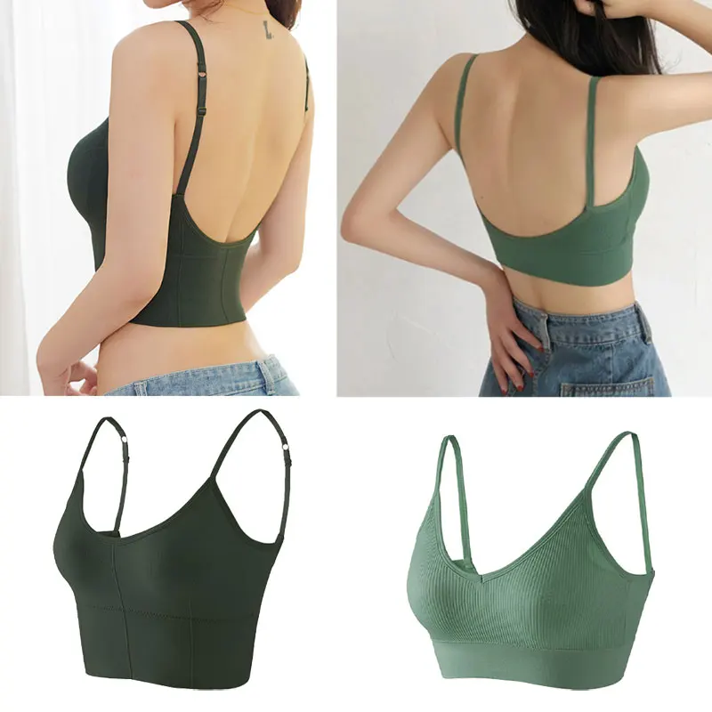 low back tank bra