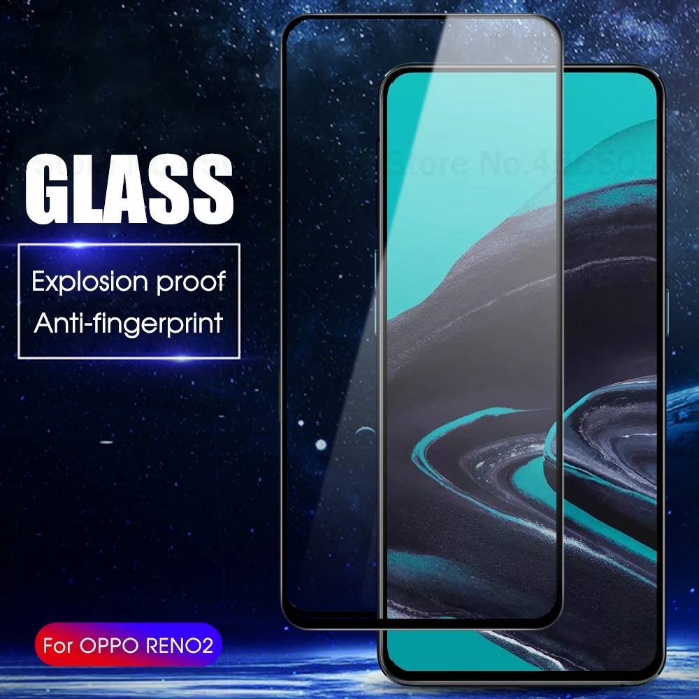 Защита экрана из закаленного стекла для OPPO RENO 2 защита телефона с защитой от