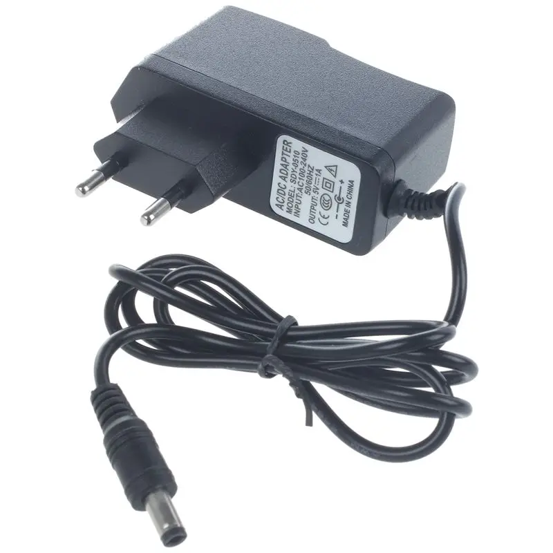 100-240V AC DC 5V 1A импульсный адаптер питания зарядное устройство 2,5 мм штепсельная вилка европейского стандарта