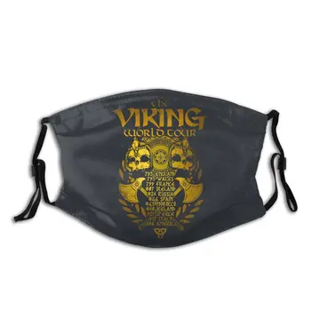 

Vikings New Golden Legends Valhalla Reusable Mouth Face Mask with Filter Anti Haze Dust Mask Respirator Mouth Muffle