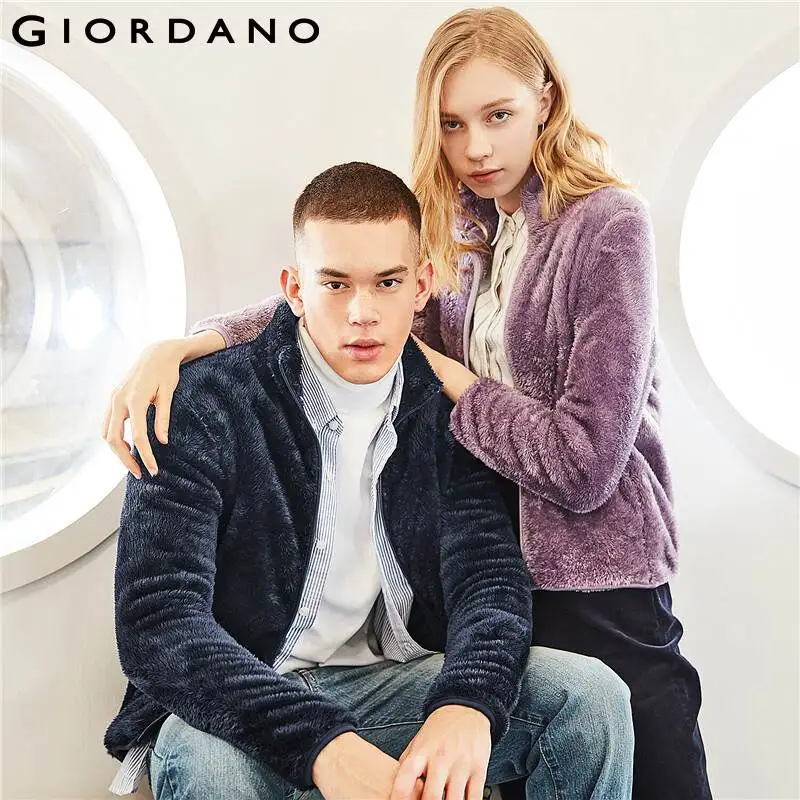 Giordano мужская куртка с мехом и застежкой на молнии имеется несколько вариантов