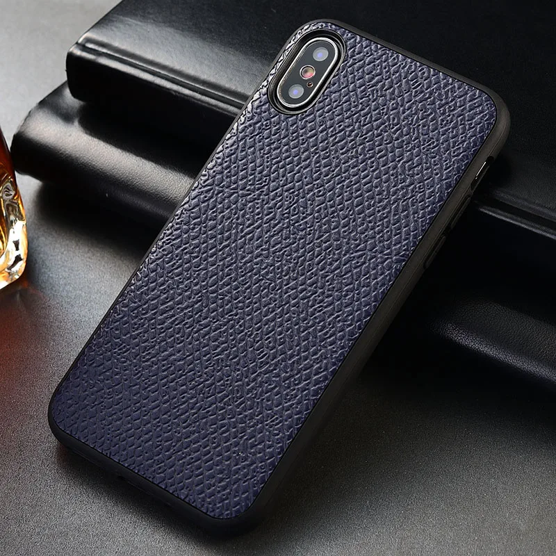 Genuine Leather Phone Case for Samsung Galaxy A30 A50 A70 Grid style Back Cover A10 A20 A40 A60 A80 Protective cases |