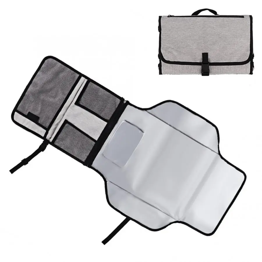 

Portable Foldable Nappy Changing Mat Waterproof TPE Diaper Baby Changing Kit for Home Travel Outside storage bag Baby Floor Mat