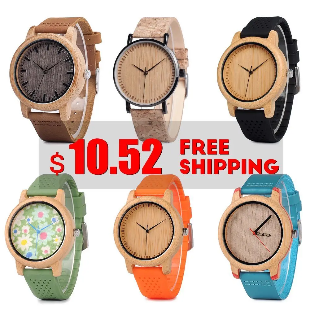 BOBO BIRD-reloj de madera hecho a mano para hombre, movimiento de cuarzo de alta calidad, regalo de cumpleaños con caja de regalo