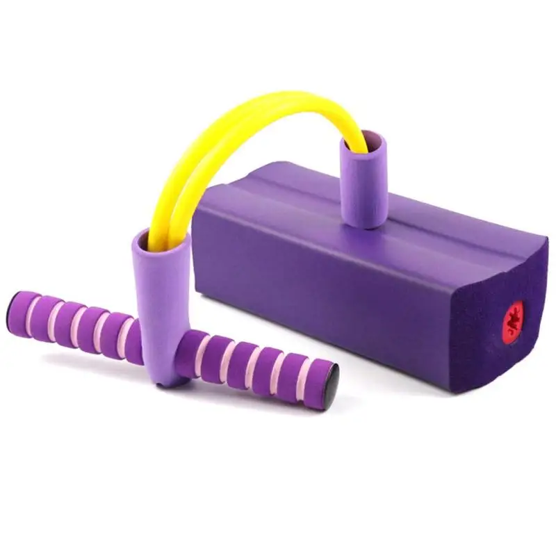 purple Детская лягушка игрушка для прыжков детский сад открытый прыгающий мяч дети сенсорная интеграция обучающее устройство на открытом воздухе лягушка прыгающий снаряжение - Цвет: purple