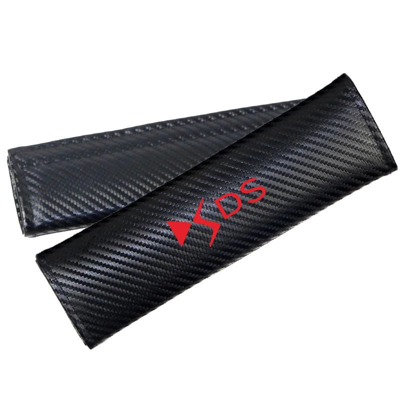 RED x 2PCS 2 шт. чехол для ремня безопасности сиденья Наплечная Накладка аксессуары для Citroen DS DS4 DS4S DS5 DS6 DS7 DS5LS DS3 чехол для ремня безопасности автомобиля-Стайлинг - Название цвета: RED x 2PCS