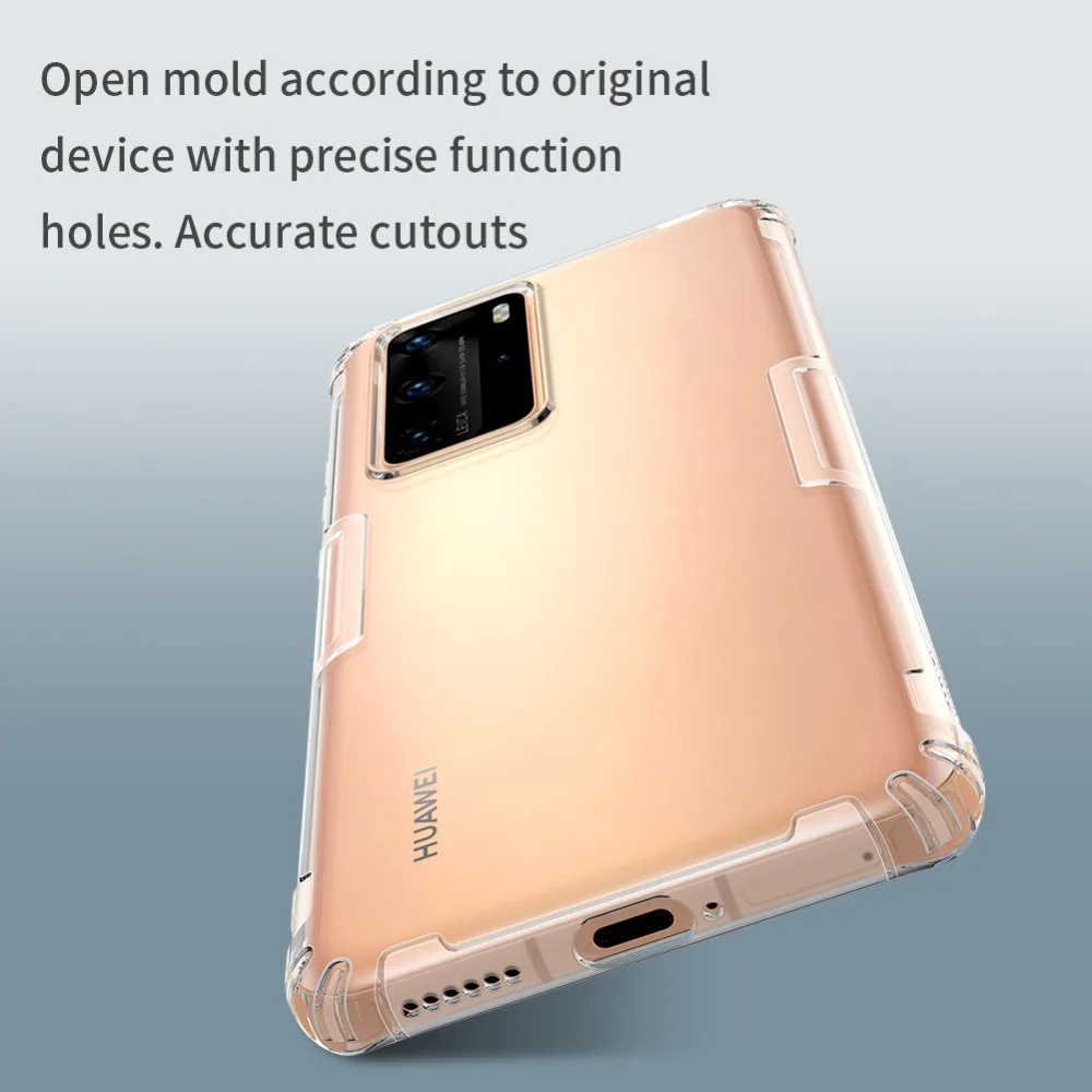 for Huawei Honor 20 20 Pro Case Nillkin TPU 0.6mm Soft Touch Silicone Slim Back Cover for Huawei P40 Lite P40 Pro Phone Case huawei silicone case