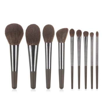 

9PCS Professional Makeup Brushes Set Powder Foundation Eyeshadow Make Up Brush Kit Cosmetics Synthetic Hair
