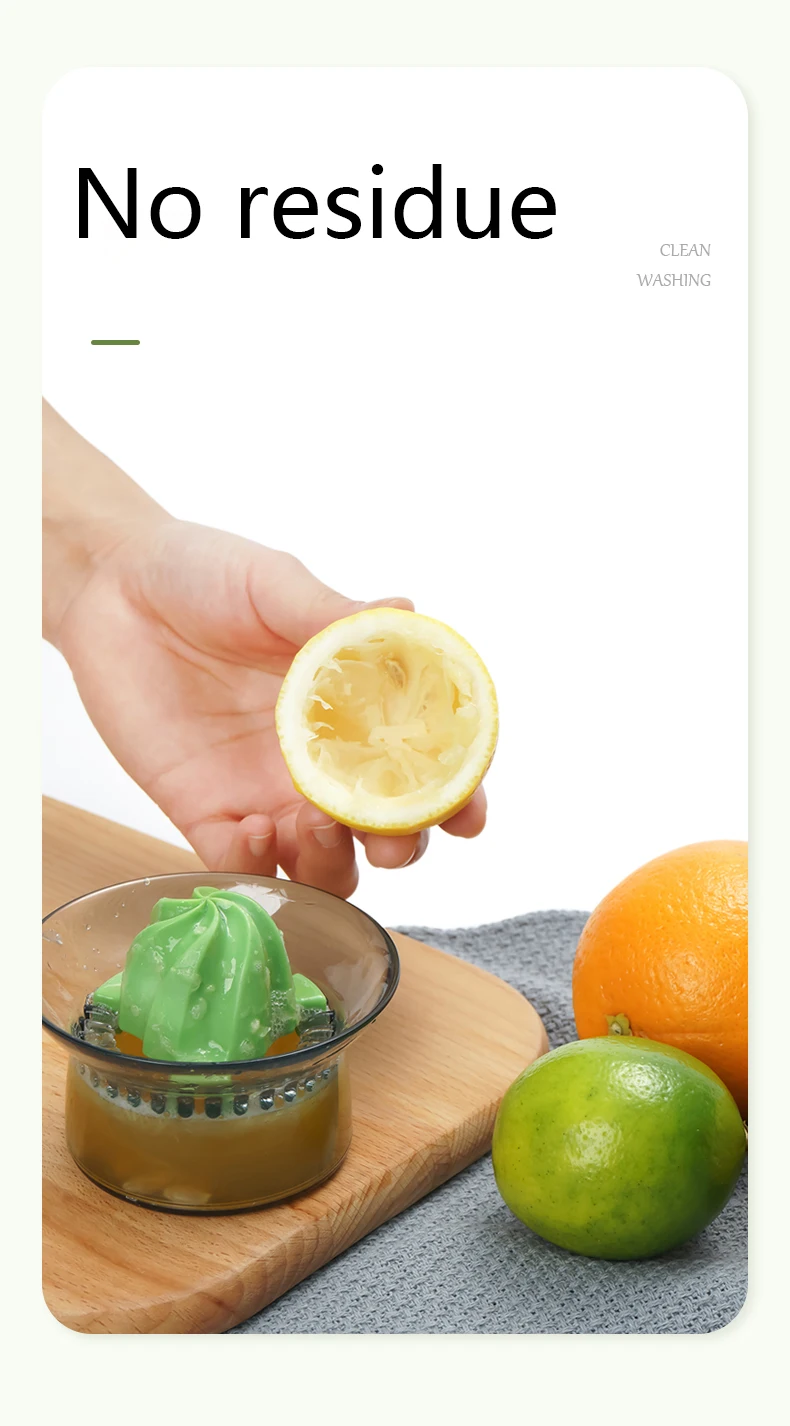 Portable Lemon Juicer Fruit Vegetable Manual Pressing Controller Blender Household Mini Juice Maker Multifunctional Kitchen Tool