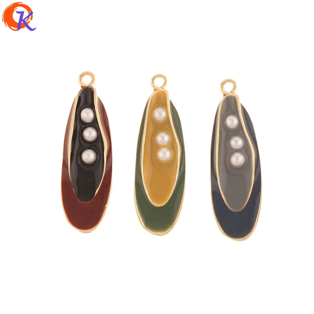 Сердечный Дизайн 50 шт 12*40 мм ювелирные аксессуары/ручная работа/имитация жемчуга/эффект краски/DIY Изготовление/Подвеска/застежки для сережек