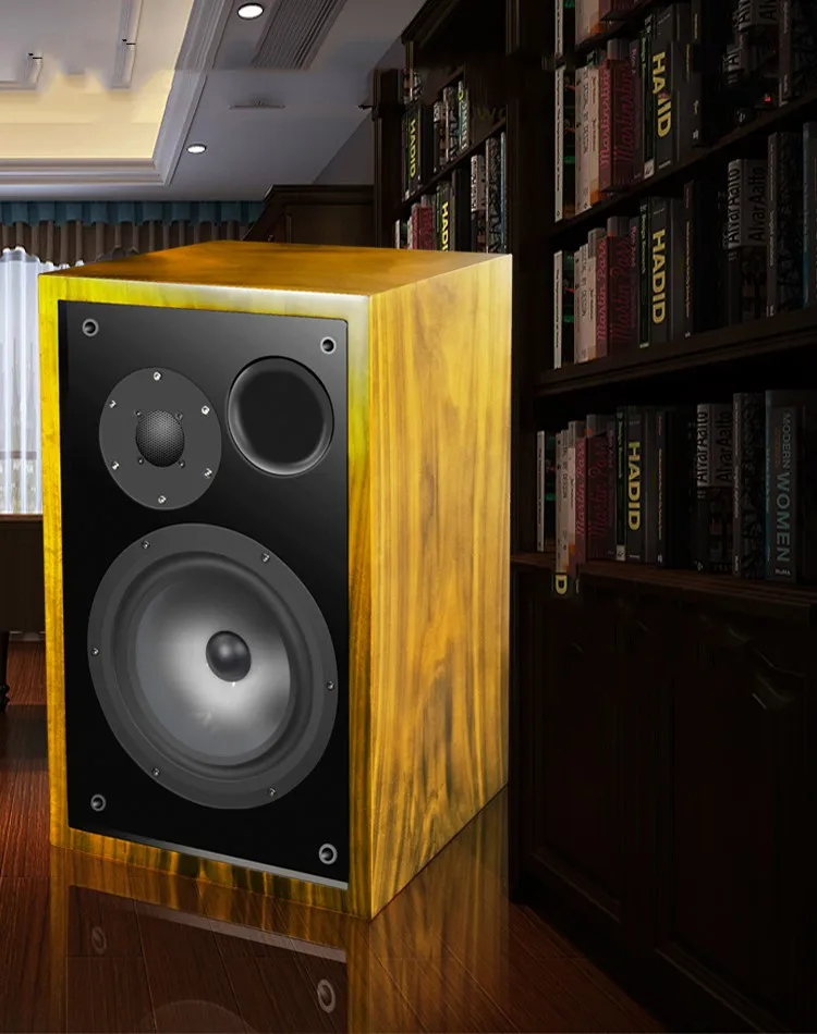M-018 двухчастотный двойной звук 8 дюймов книжная полка динамик HIFI пара домашняя температура аудио пассивный бас