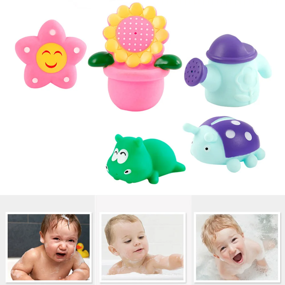 2 шт. детские Морские животные модель автомобиля плавающий сквирт Squeeze Bathtime забавная игрушка улучшить координацию воображение