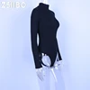 sexy streetwear be it long sleeve women sexy bodysuit size erotic female Mock Neck warm clothe slim fit fashion solid costume ► Photo 3/6