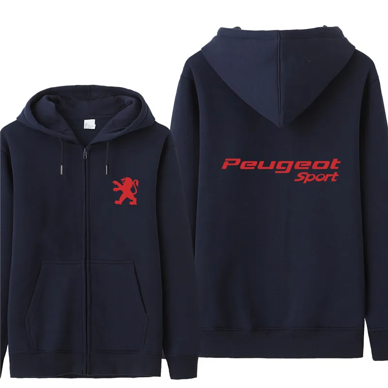 Осенние спортивные толстовки peugeot мужские модные пальто пуловер флисовый пуловер унисекс Мужские толстовки peugeot - Цвет: as picture