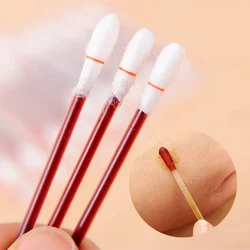 10/50/100 pçs descartável emergência algodão vara iodo cotonete casa kit de primeiros socorros ao ar livre dupla cabeça suprimentos de limpeza médica