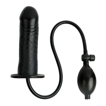 Huge Dildo with Pump Fake Penis Female Masturbator Inflatable Sex Toys for Women Adult Product Butt Plug Anal Plug 2