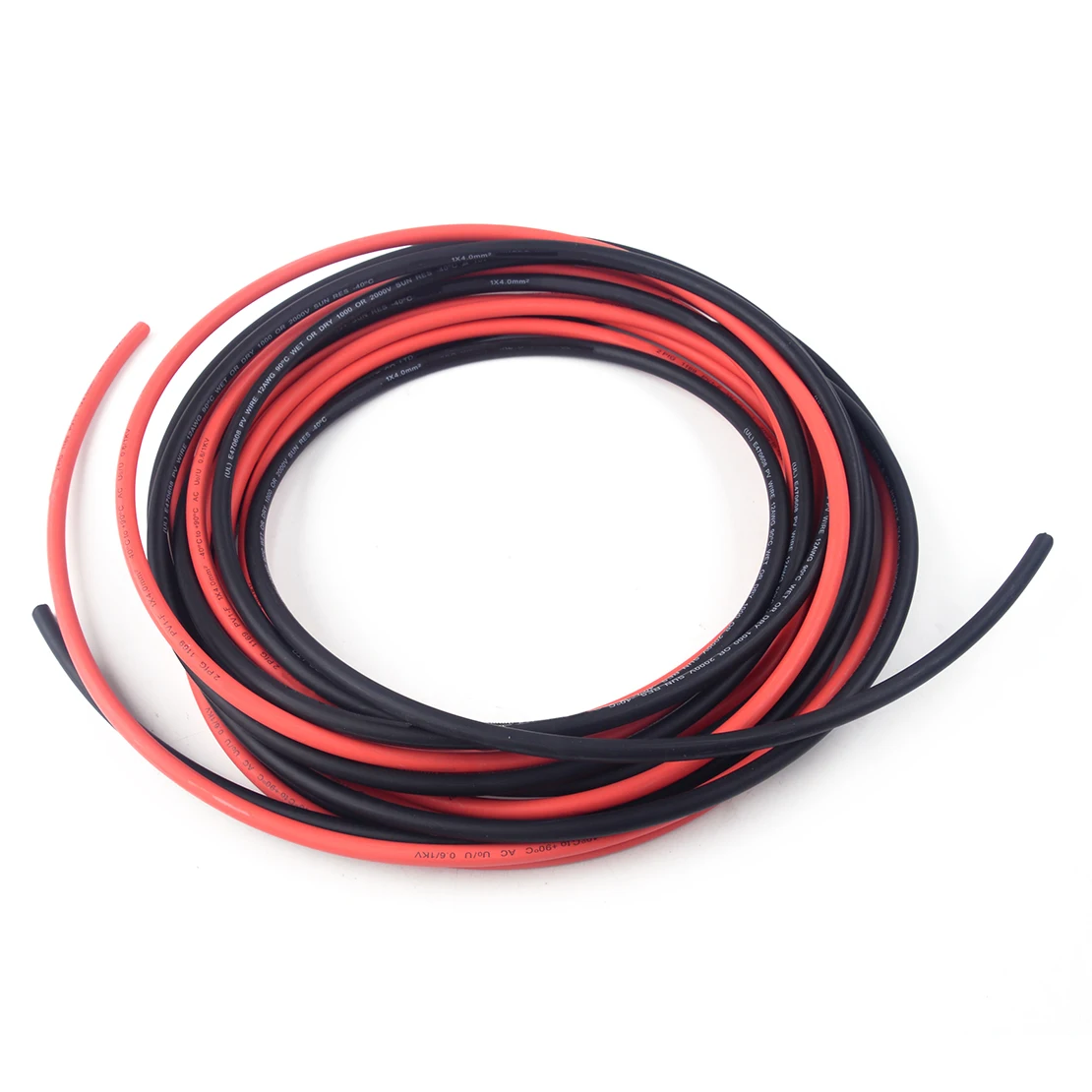 

LETAOSK 1 Pair High Quality 10M Solar Panel Extension Cable Wire MC4 Connector 12 AWG 16.4 ft