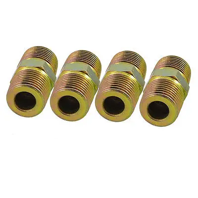 4 шт. 1/" до 1/2" PT одинаковые резьбовые фитинги для труб шестигранные ниппели соединители