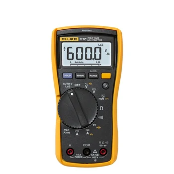 

FLUKE 17B+ AC/DC Voltage,Current,Capacitance,Ohm Auto/Manual Range Digital multimeter with Temperature Measurement